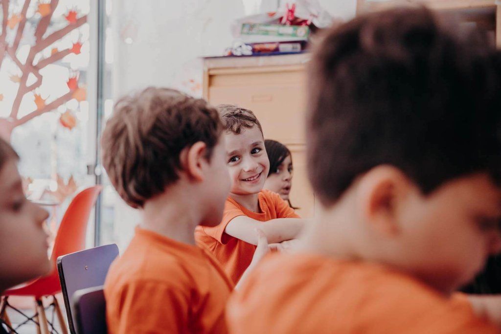 Niño sonriendo